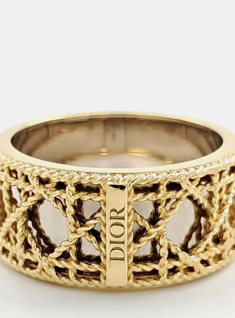 Christian Dior My Dior 18k Yellow Gold Ring EU 51