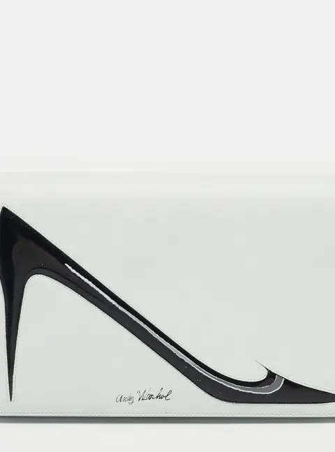 Dior Light Blue Leather Andy Warhol Clutch