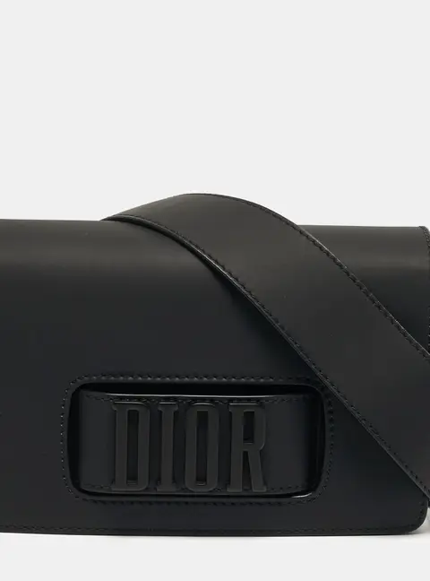 Dior Dio(r)evolution Black Ultra Matte Leather Flap Bag