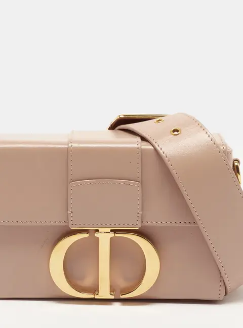 Dior 30 Montaigne Beige Leather Box Bag