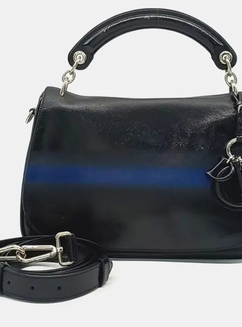 Dior Multicolor Leather Dune Bag