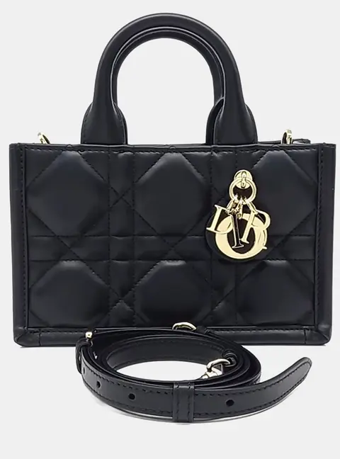 Christian Dior Cannage Book Tote Bag Mini