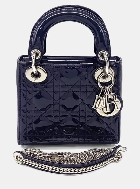 Christian Dior Patent Lady Bag Mini