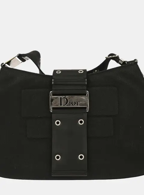 Christian Dior Black Columbus Shoulder Bag