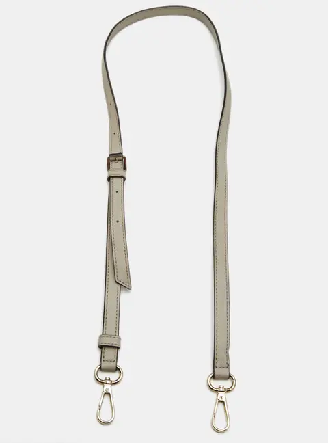 DKNY Bag Shoulder Strap Beige Leather