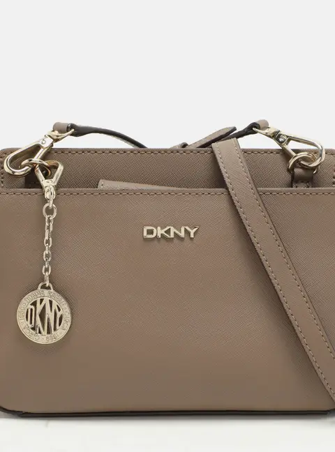 Dkny Beige Leather Crossbody Bags