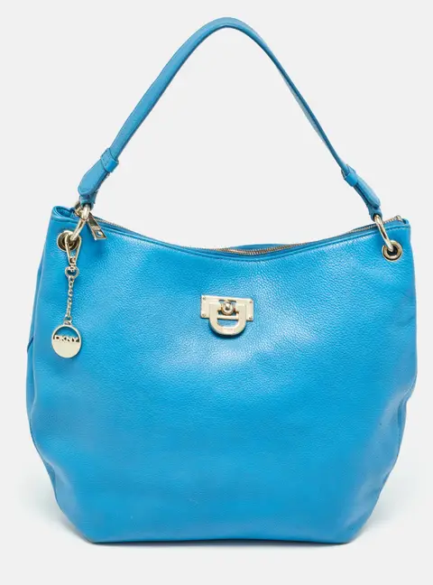 Dkny Blue Leather Hobos
