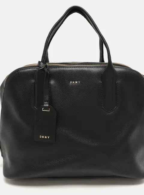 Dkny Chelsea Black Leather Satchel