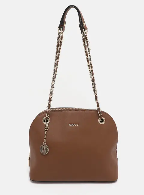 Dkny Brown Leather Satchel