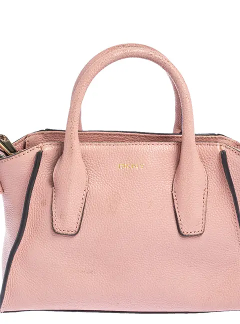 Dkny Chelsea Pink Leather Satchel