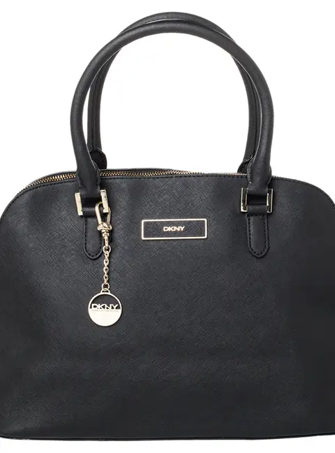 Dkny Black Leather Satchel