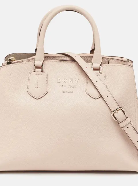 DKNY Pink Pebble Leather Noho Tote