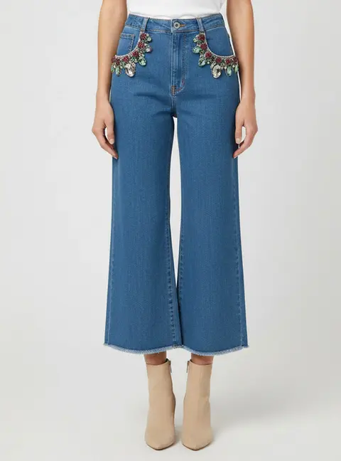 Dolce & Gabbana Blue Denim Straight Fit Jeans M/ Waist 29"