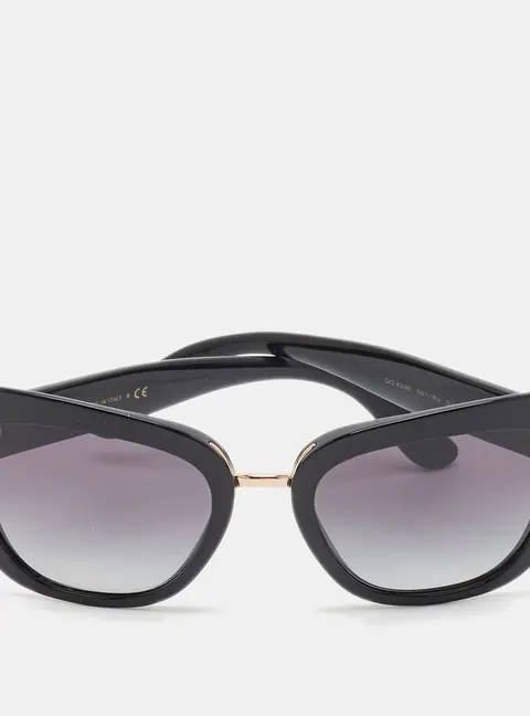Dolce & Gabbana Black Gradient DG 4296 Butterfly Sunglasses