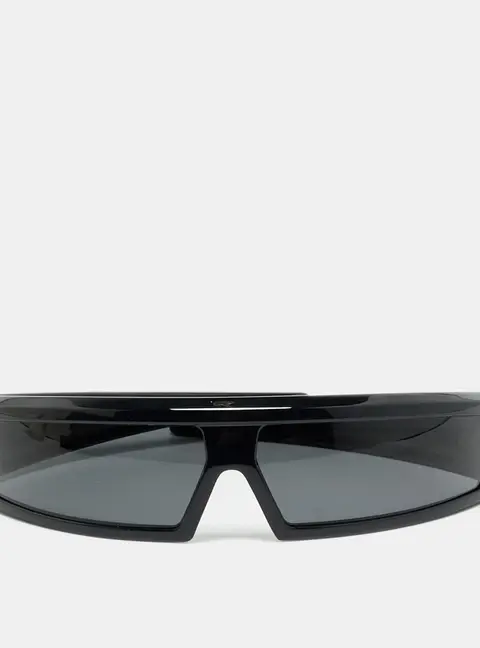Dolce & Gabbana Black DG6181 Logo Shield Sunglasses