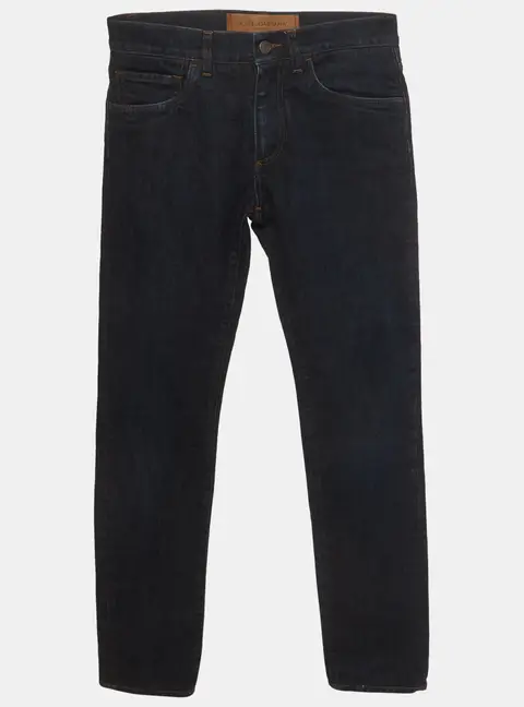 Dolce & Gabbana Blue Stretch Denim Straight Fit Jeans M/Waist 28"