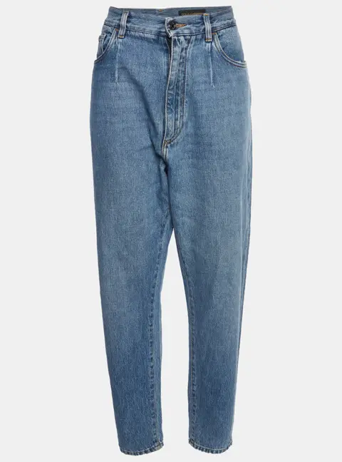 Dolce & Gabbana Blue Denim straight Fit Jeans XL/Waist 34"