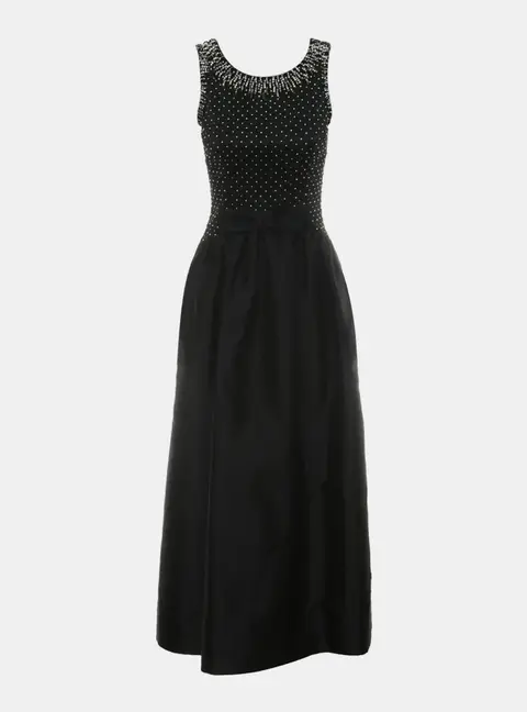 Dolce & Gabbana Sleeveless Crystal Embellished Dress