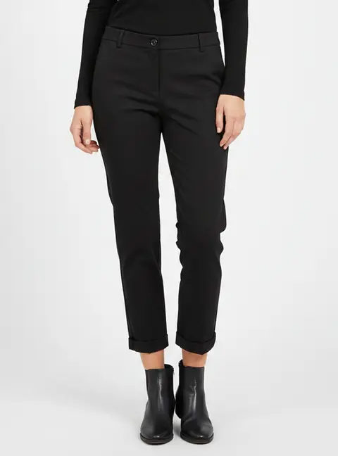 Dolce & Gabbana Black Crepe Side Stripe Regular Fit Pants S