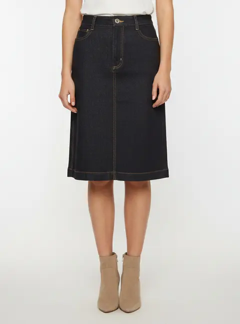 Dolce & Gabbana Indigo Denim Pencil Skirt M