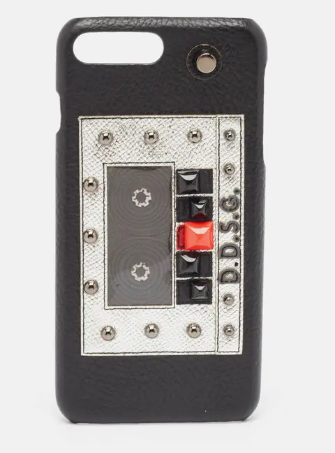Dolce & Gabbana Black Bottalato Radio iPhone 7 Plus Case