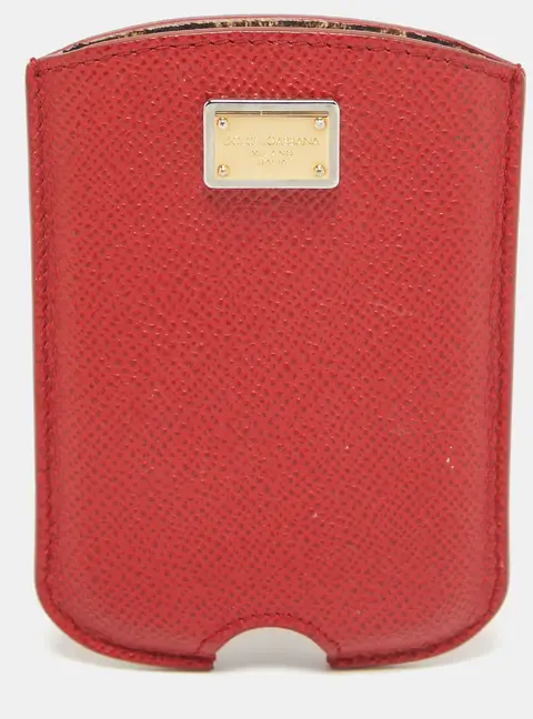 Dolce & Gabbana Red Leather Blackberry Cover