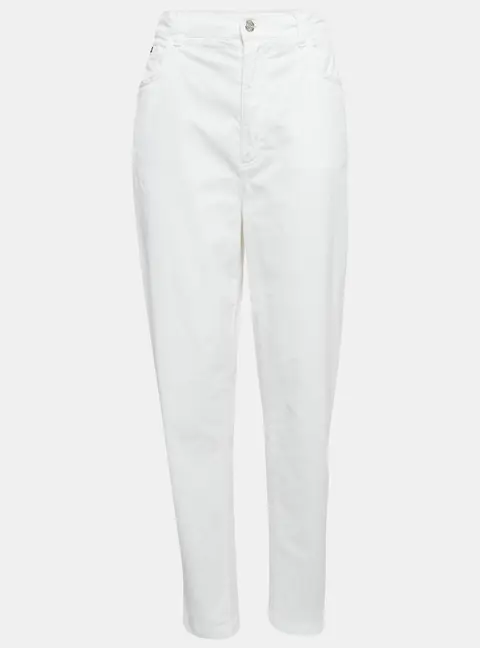Dolce & Gabbana White Denim Amber Jeans L Waist 34"