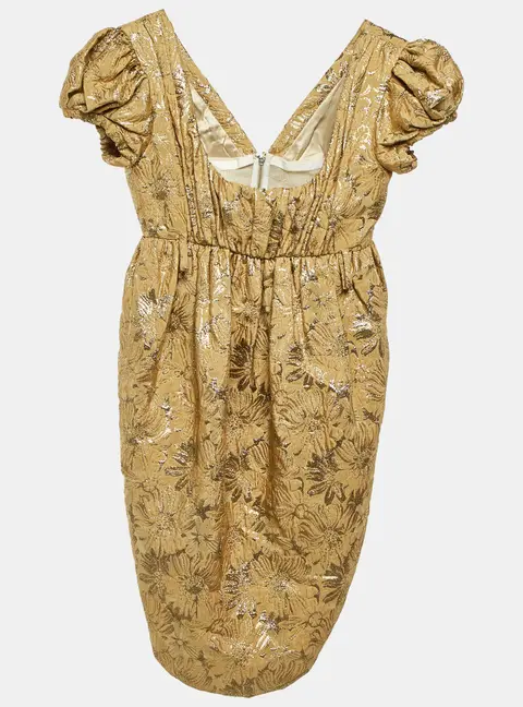 Dolce & Gabbana Bold Brocade Corset Mini Dress S
