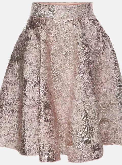 Dolce & Gabbana Metallic Lurex Mini Skirt