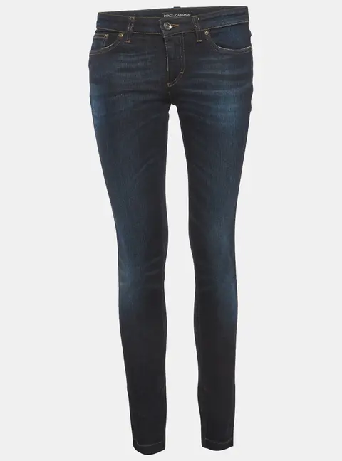 Dolce & Gabbana Blue Denim Skinny Jeans S/Waist 29"