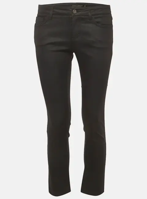 Dolce & Gabbana Black Denim Straight Fit Jeans S/Waist 30"