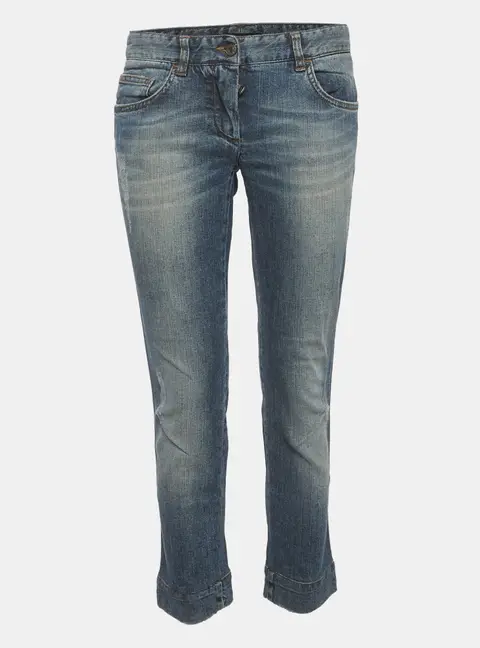 Dolce & Gabbana Blue Denim Straight Fit Jeans S/Waist 30"