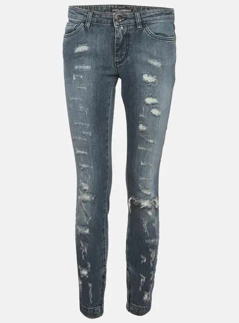 Dolce & Gabbana Blue Denim Pretty Fit Jeans M/Waist 28"
