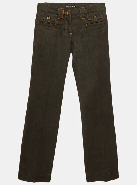 Dolce & Gabbana Black Denim Slim Fit Jeans XS/Waist 26"