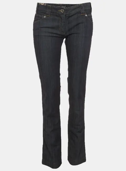 Dolce & Gabbana Blue Denim Straight Fit Jeans M/Waist 31"