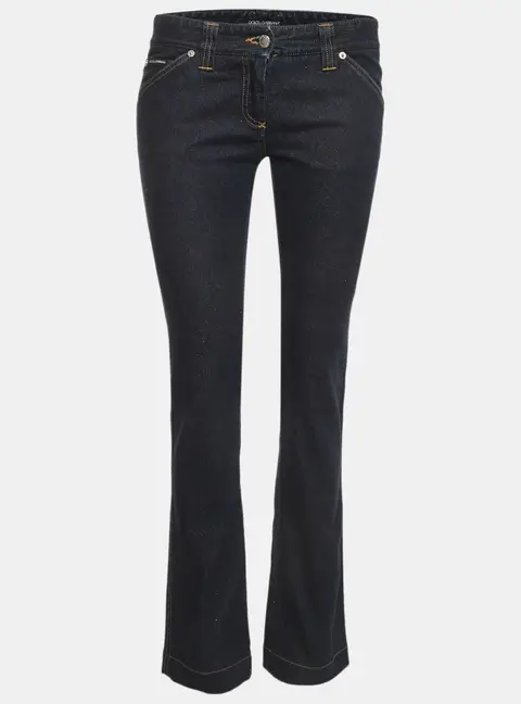 Dolce & Gabbana Blue Denim Low Waist Jeans S/Waist 30"