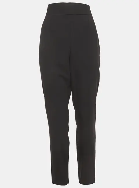 Dolce & Gabbana Black Wool Skinny Trousers L