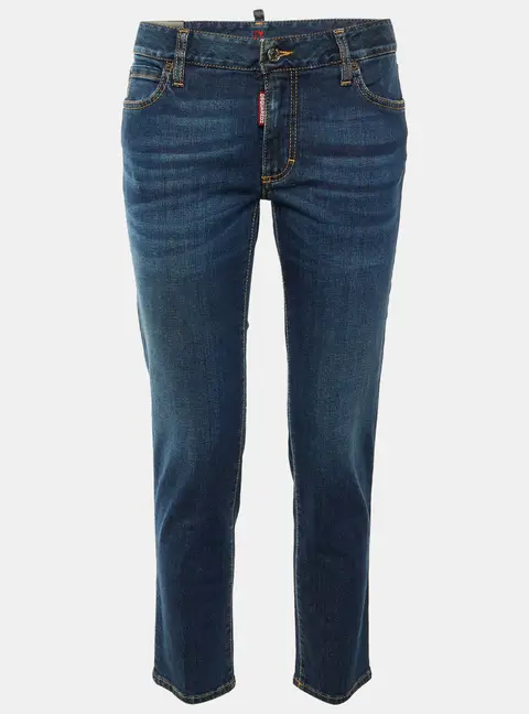 Dsquared2 Blue Denim Medium Waist Twiggy Jeans M/Waist 32"