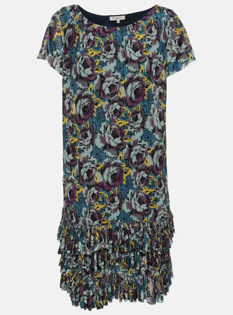 Etro Multicolor Printed Jersey Mini Dress M