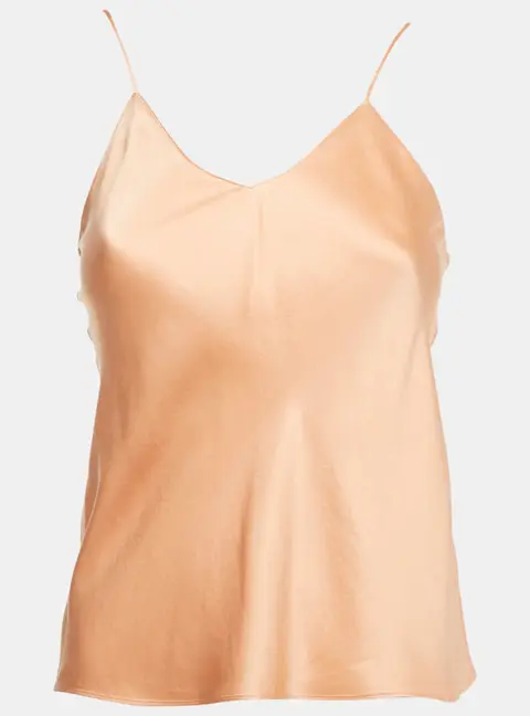 Etro Peach Satin Camisole Top S