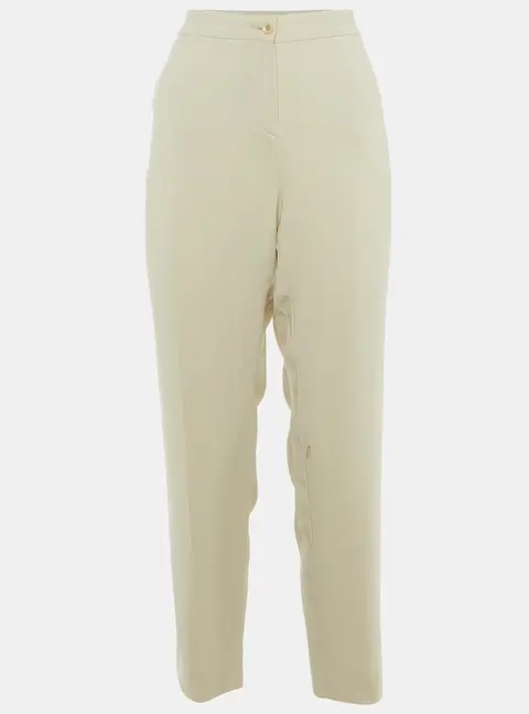 Etro Beige Crepe Formal Trousers L