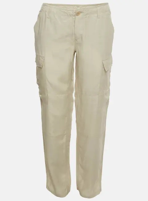 Etro Beige Soft Poplin Cargo Trousers L