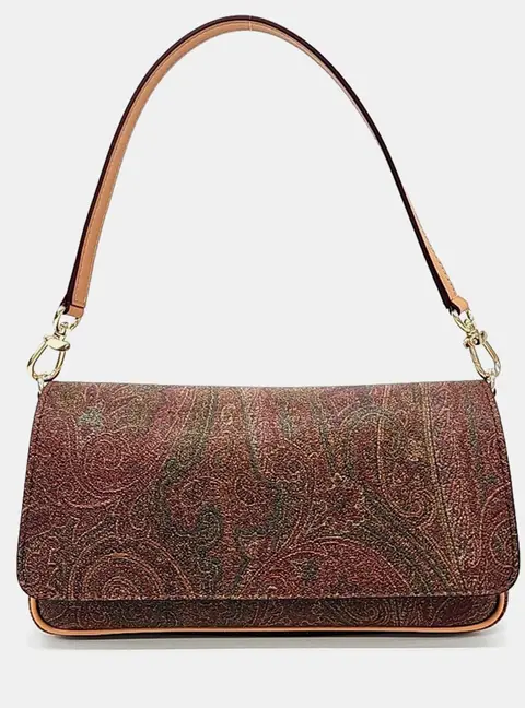 Etro Multicolor PVC Paisley Shoulder Bag
