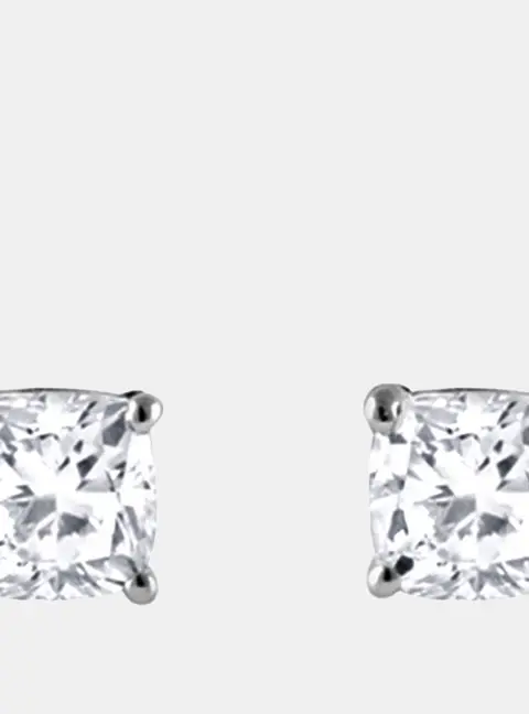 0.95ct 14k White Gold Lab Grown Diamond Basic Stud Earring