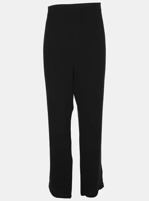 Eileen Fisher Black Silk Trousers XXL