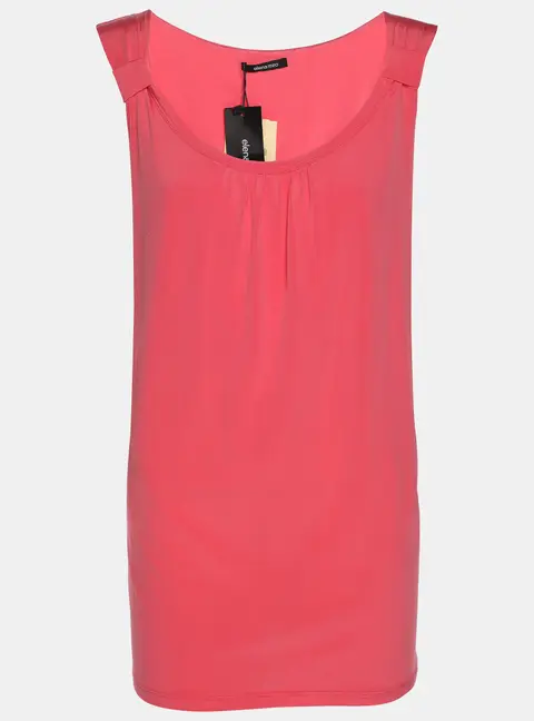 Elena Miro Pink Jersey Sleeveless Top XL