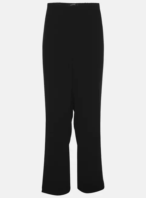 Elena Miro Black Crepe Straight Pants XXL