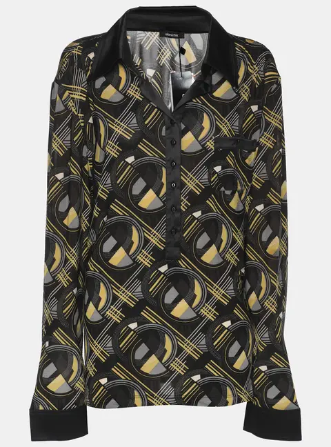 Elena Miro Multicolor Printed Jersey Full Sleeve T-Shirt XXL