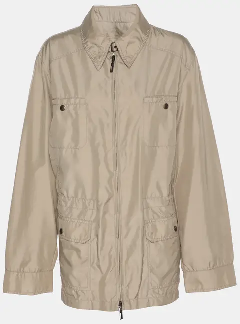 Elena Miro Sport by Elena Miro Beige Nylon Jacket XL