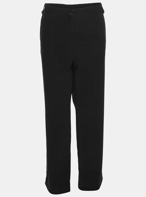 Elena Miro Black Cotton Pants XXL
